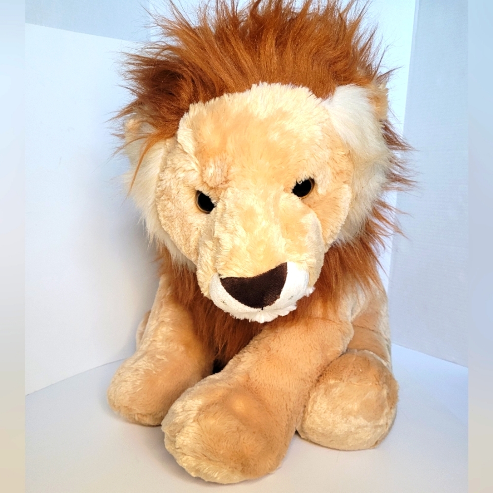 Cuddly Extra Large Plush Lion Stuffed Animal Like New